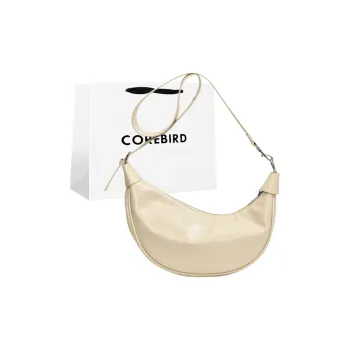 CORE BIRD PU Crossbody Bag, Shoulder Bag Women's Black/Yellow/White/Silver
