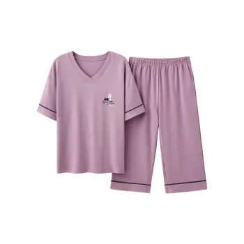 GOSO Pajama Set Summer Women's Purple Shades