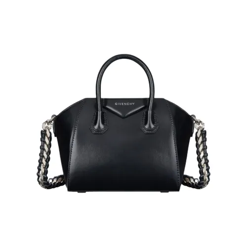 GIVENCHY Lambskin Shoulder Bag Crossbody Bag Handbag Mini Women's Black