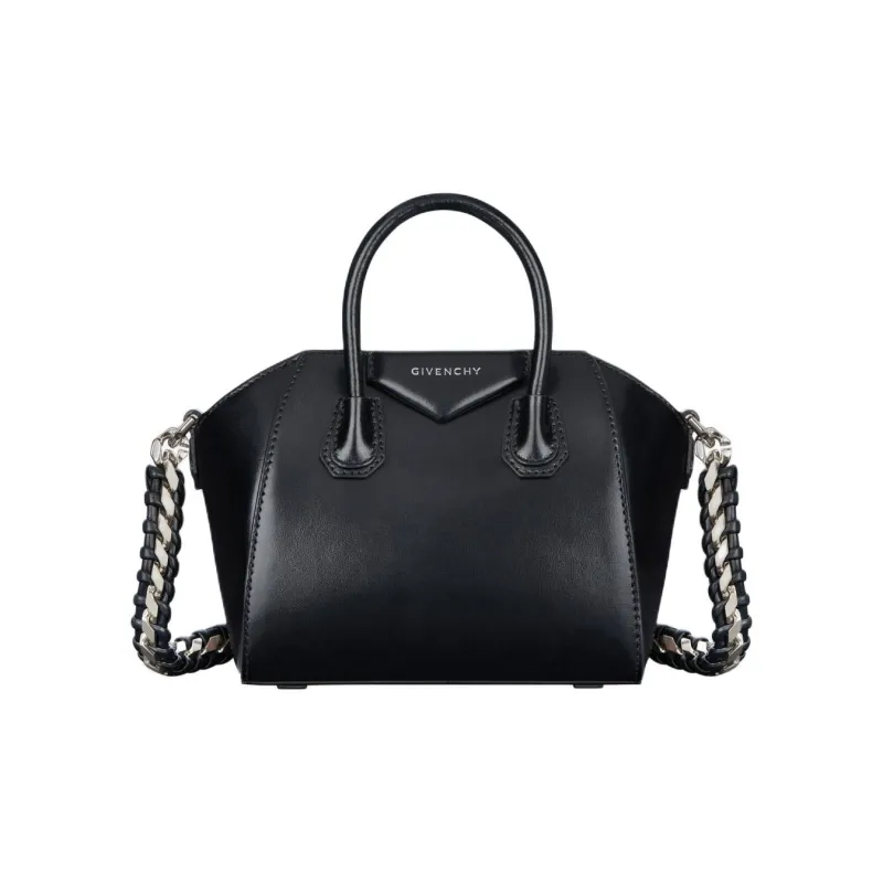 GIVENCHY Lambskin Shoulder Bag Crossbody Bag Handbag Mini Women's Black-0