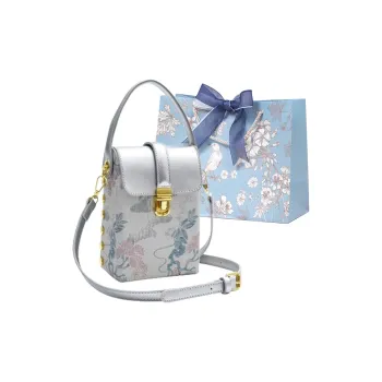 REDOO PU Shoulder Bag Women's Silver/Ecru/Purple/Black