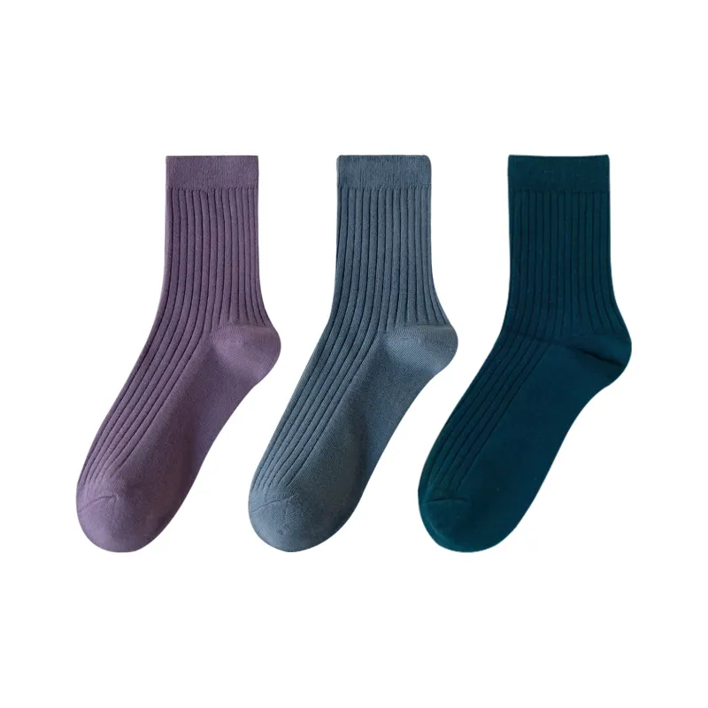 XXLLG Mid Calf Socks Women's 3 Pack-11