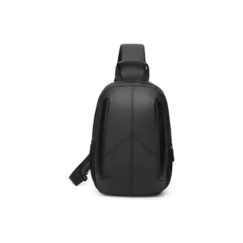 ROSEROOEN Oxford Crossbody Bag Unisex Black