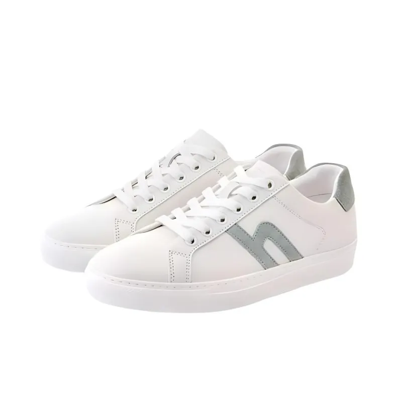 HAZZYS Anti Slip Wear Resistant Low Top Skateboard Shoes Women's Ivory-2
