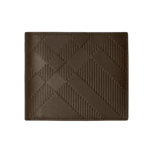 Burberry Calfskin Wallet Men's Brown