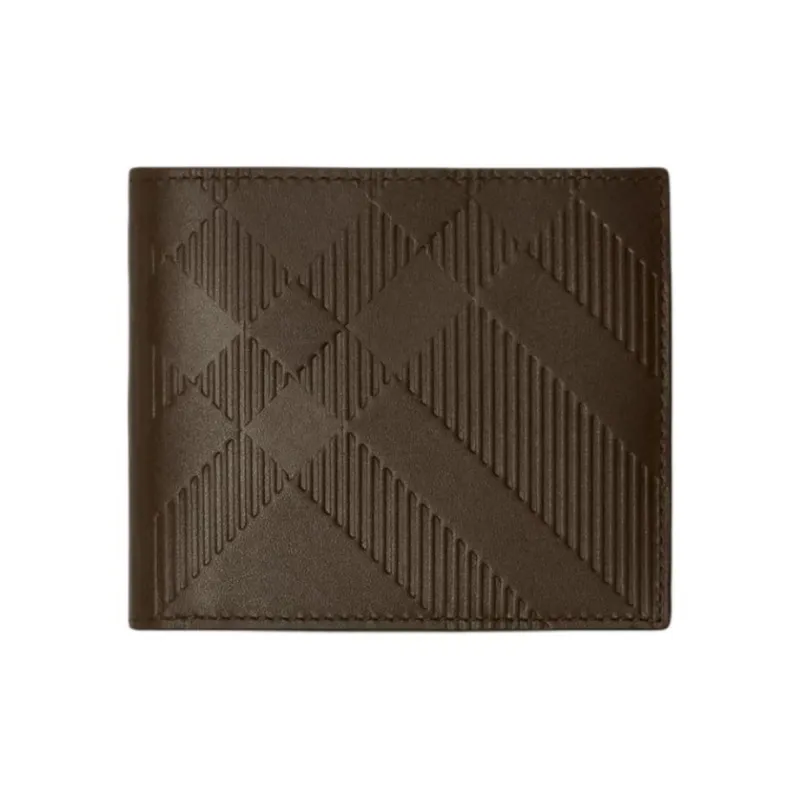 Burberry Calfskin Wallet Men's Brown-0