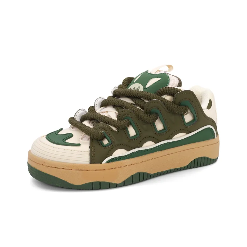 OHJC Slip-Resistant Cushioning Wear-Resistant Lightweight Breathable Low-Top Skateboard Shoes Unisex-53