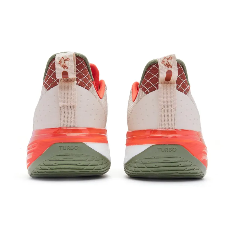 QIAODAN FE2.0 Dragon Boat Festival Low Top Q KUNGFU TURBO Basketball Shoes Men's Dusty Mocha-4