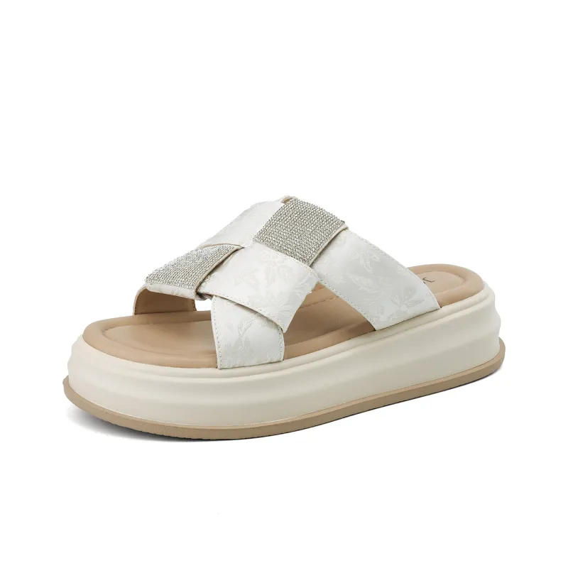 JOSINY PU Polyurethane Slip-Resistant Abrasion-Resistant Slide Slippers Women's-10