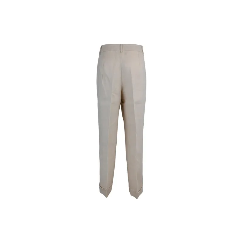 MaxMara High Waist Straight Leg Pants-1