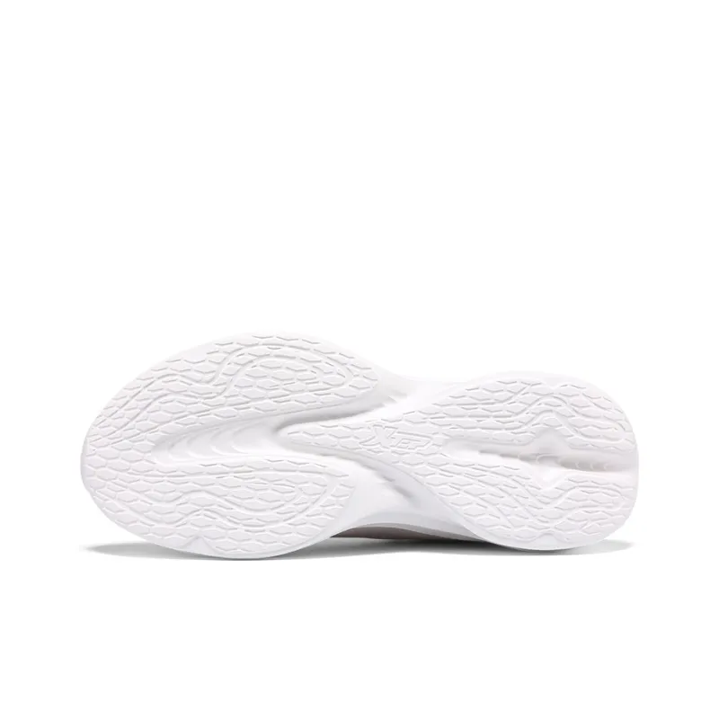 XTEP Cushioning And Breathable Low Top Running Shoes Women's Pink White-3