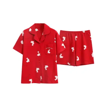 GOSO Pajama Set Women's Red Shades