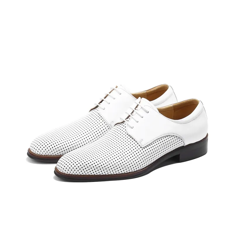 ASTON M.JAZZ Dress Shoes Men's White-2