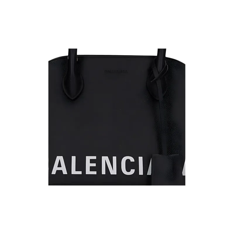 Balenciaga Cow Leather Dome Bag One Shoulder Handbag Women's Black-7