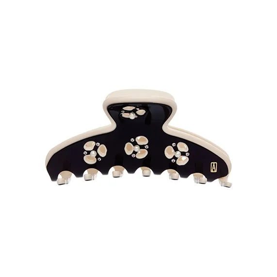 ALEXANDRE DE PARIS Acetate Material Flying Flower Medium Size Claw Clip Hair Accessory Headpiece Women's-0