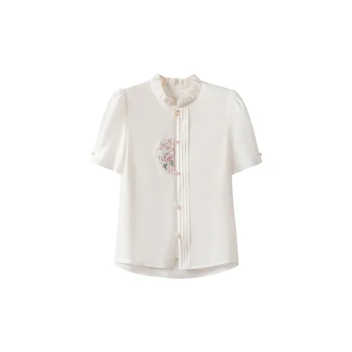 FAIRWHALE Shirts Women's Tallow White