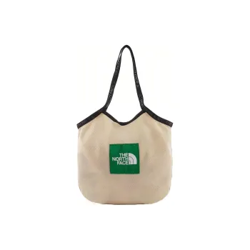 THE NORTH FACE Mesh Portable Crossbody Bag, Shoulder Bag Unisex Gravel Sand/Purple