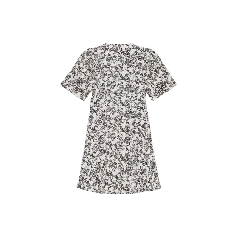 GANNI Floral print Wrap Minidress-1