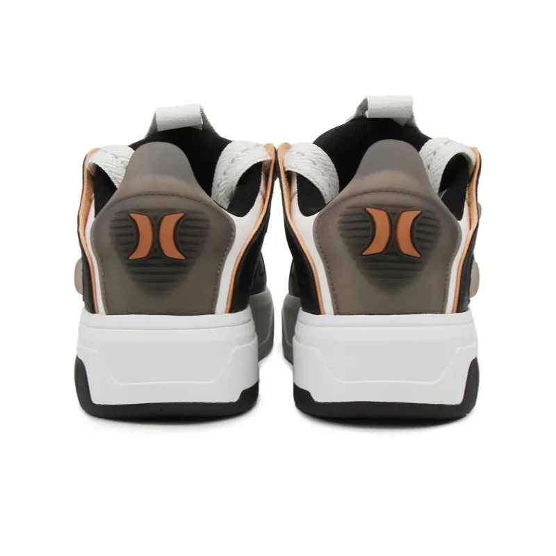 Hurley Puffy Shoes Durable Breathable Low-Top Skateboard Shoes Unisex-8