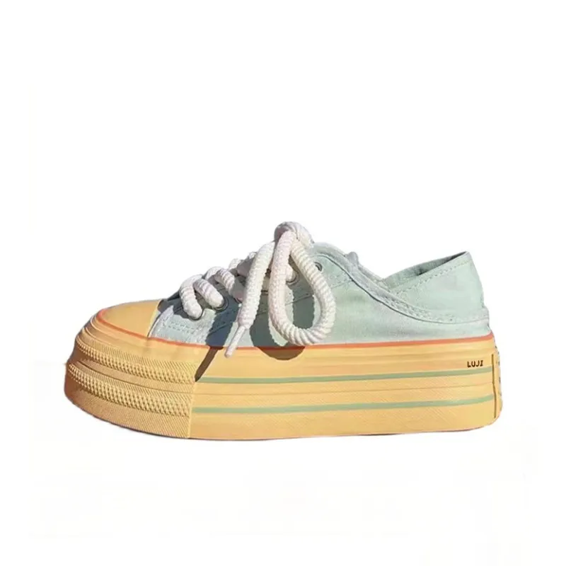 Luji Cushioning Wear Resistant Low Top Skateboard Shoes Women's-6