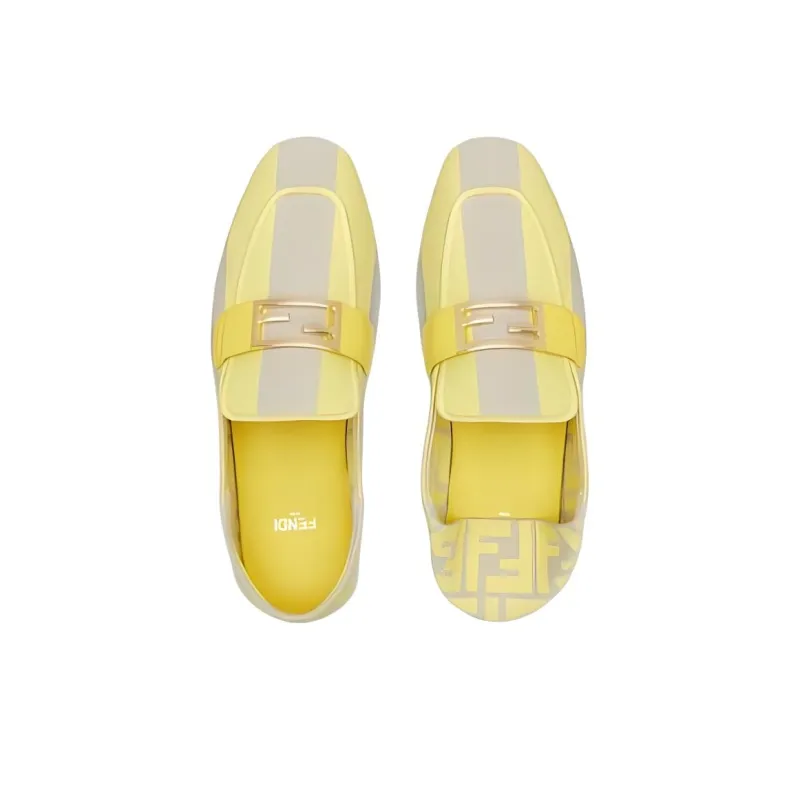 FENDI Baguette Beanie Shoes Women's Yellow-4