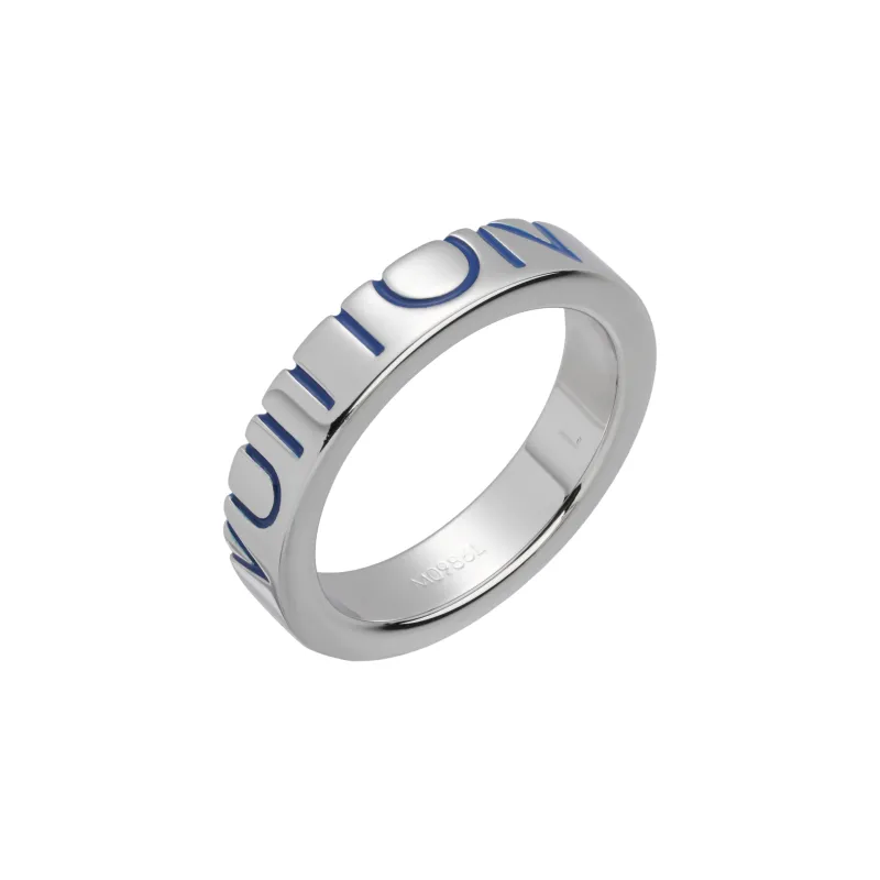 LOUIS VUITTON Metal Rings Men's Silver-2