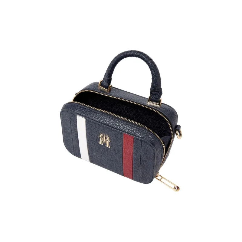 Tommy Hilfiger Artificial Leather Shoulder Bag Crossbody Bag Handbag Women's Blue-2