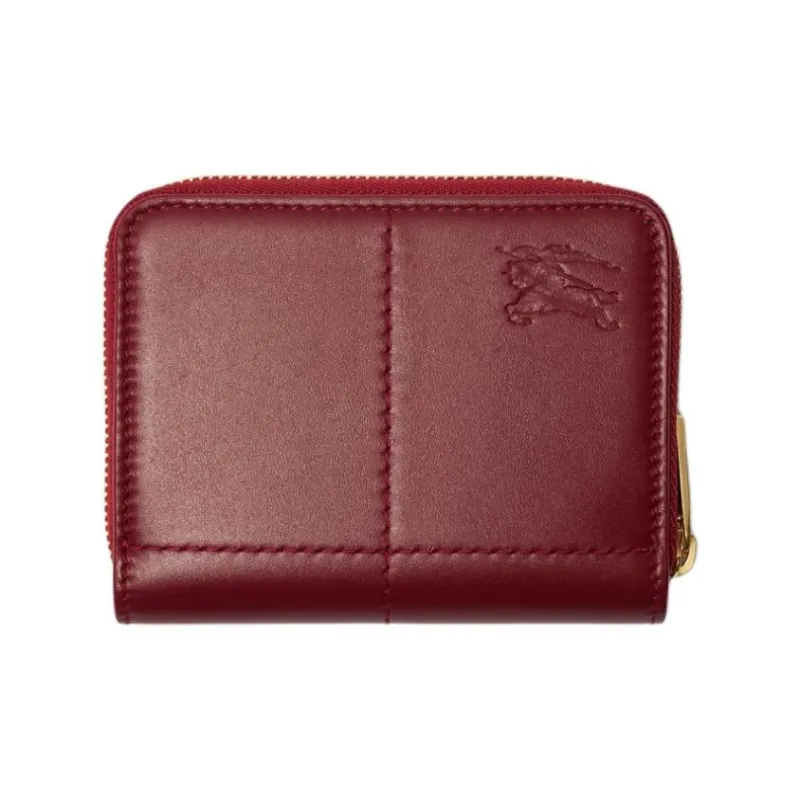 Burberry Calfskin Wallet Unisex Rubies Color-1