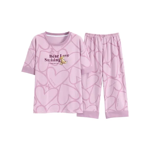 GOSO Pajama Set Women's Purple Shades