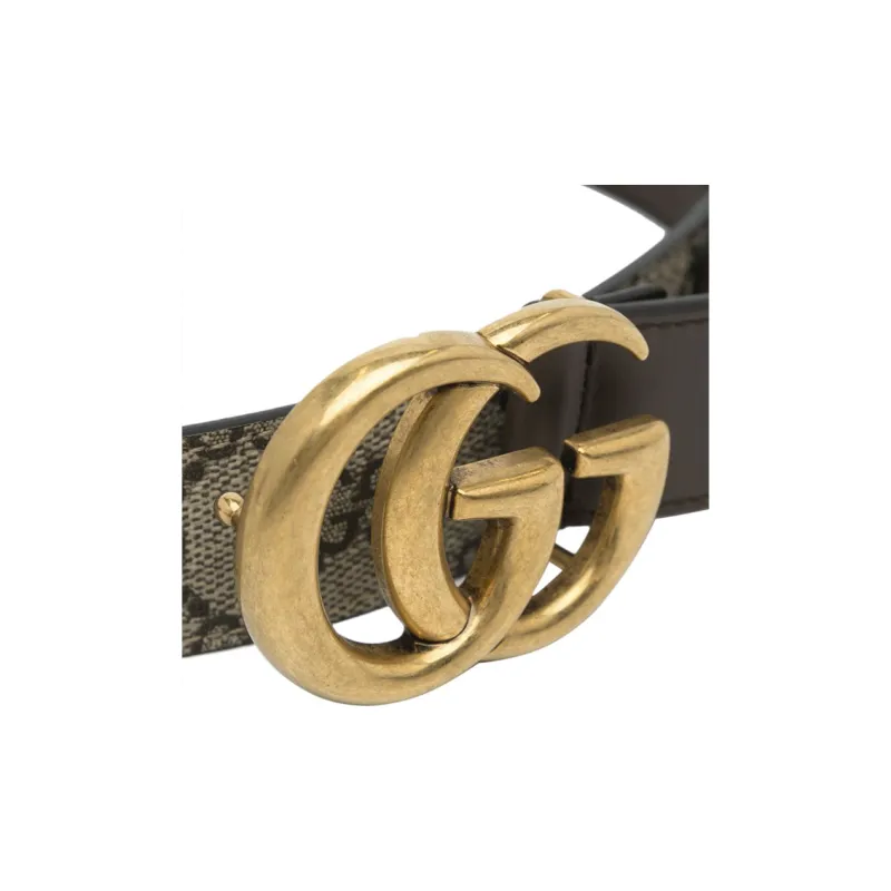 GUCCI Calfskin Leather Belts Women's Umber --1
