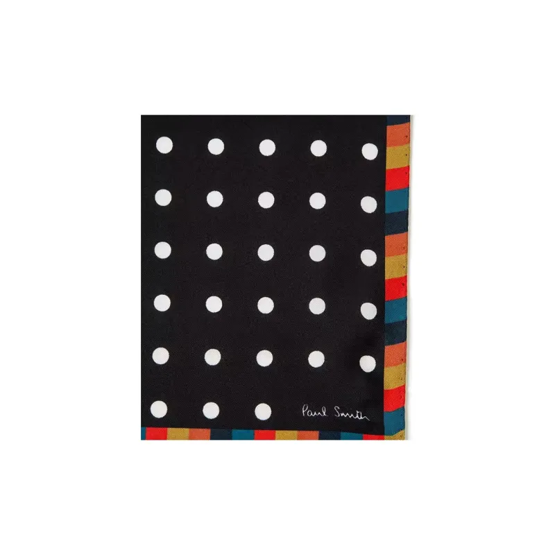 Paul Smith Pocket Square Scarf Men's Black-1