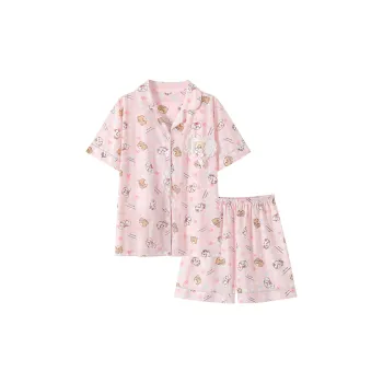 Maultiay Pajama Set Summer Women's Pink