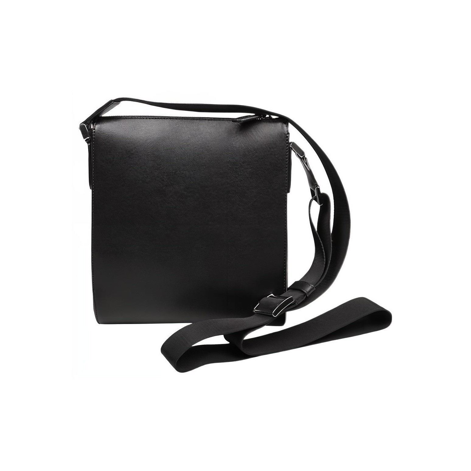 MONTBLANC Leather Crossbody Bag Regular Men's Black - POIZON