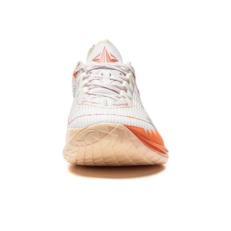 LINING JB2 Basketball Shoes Men Low Top White Orange-3