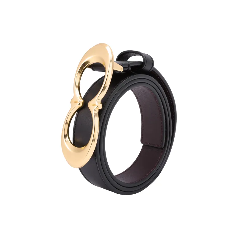 COACH Cow Leather Leather Belts Women's Width  2.5cm-2