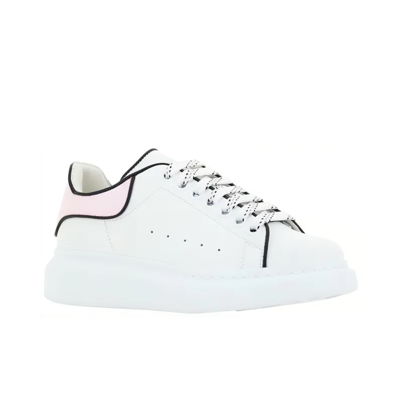 Alexander McQueen Oversized Outline White Pale Pink Women's-2