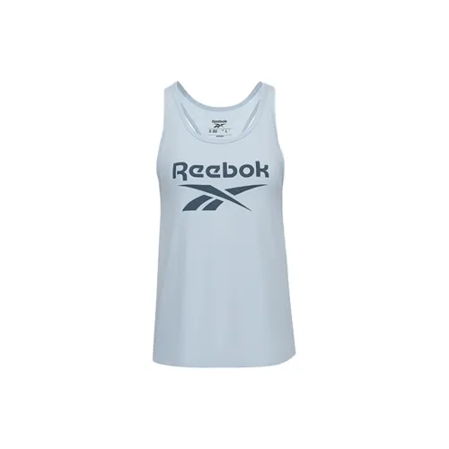 Reebok Sleeveless Sports Shirts Women's Light Blue