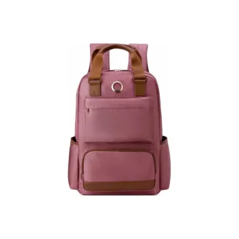DELSEY Polyester Backpack Large Size Unisex Purple Pink