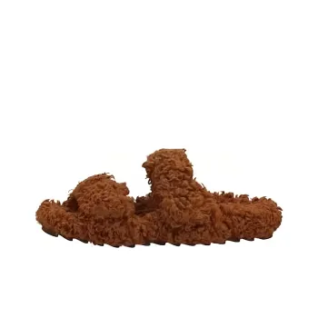 GIABORGHINI Faux-fur Double-strap Slides