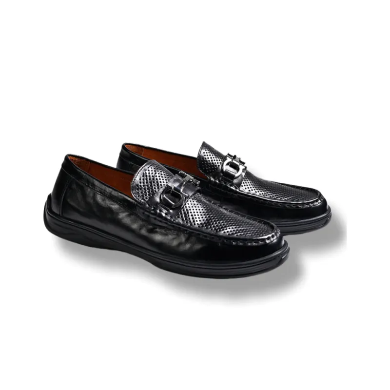 Brounvanm Loafers Men Black/Brown-2