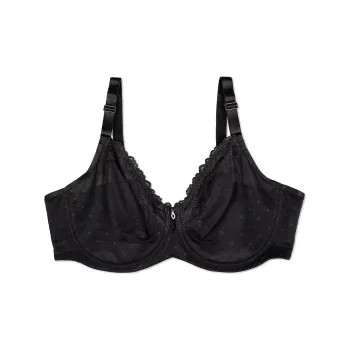 Victoria's Secret CURVY COUTURE Sheer Whisper Unlined Underwire Bra / Blac Bra Women's Black