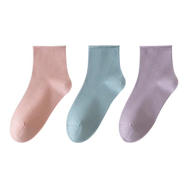 XXLLG Mid Calf Socks Women's 3 Pack-3
