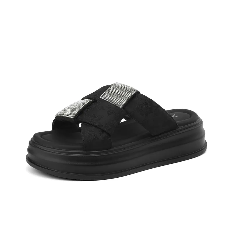 JOSINY PU Polyurethane Slip-Resistant Abrasion-Resistant Slide Slippers Women's-1