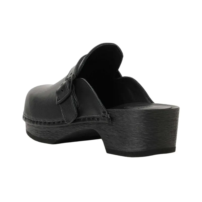 Scholl x Yohji Yamamoto Closed Toe Slippers 5cm Women's Black-3