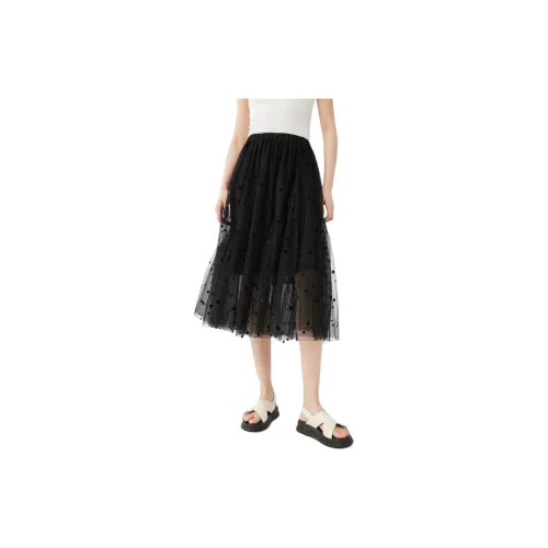 Asuka and new sake Casual Long Skirts Women's Black