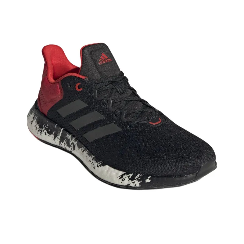 Adidas PureBoost 21 'Black Vivid Red'-2
