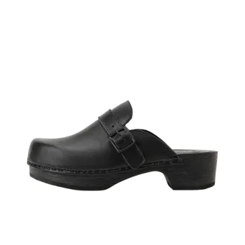 Scholl x Yohji Yamamoto Closed Toe Slippers 5cm Women's Black