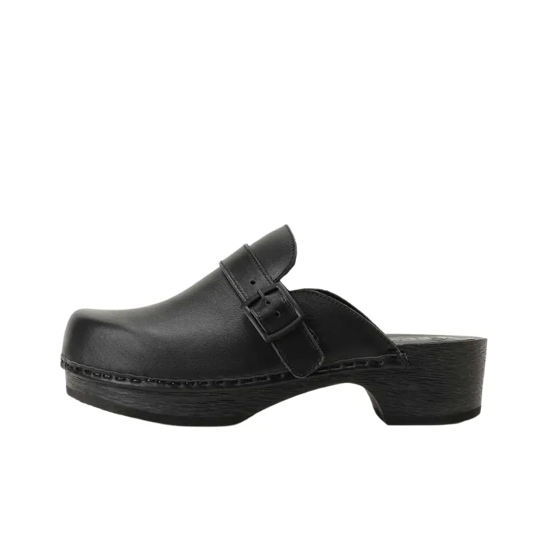 Scholl x Yohji Yamamoto Closed Toe Slippers 5cm Women's Black-0