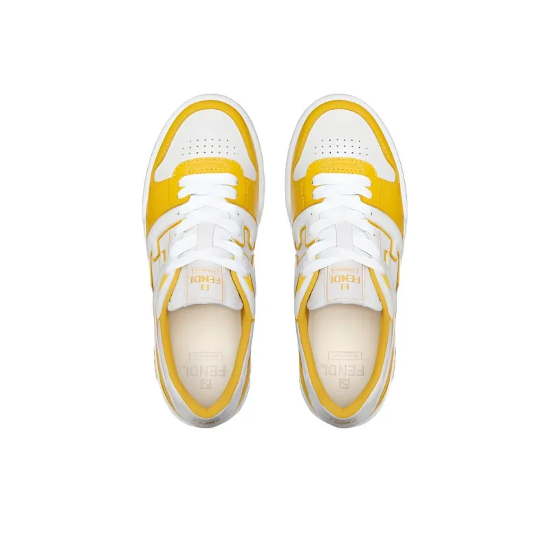 FENDI Match Panelled Low Top Sneakers-4