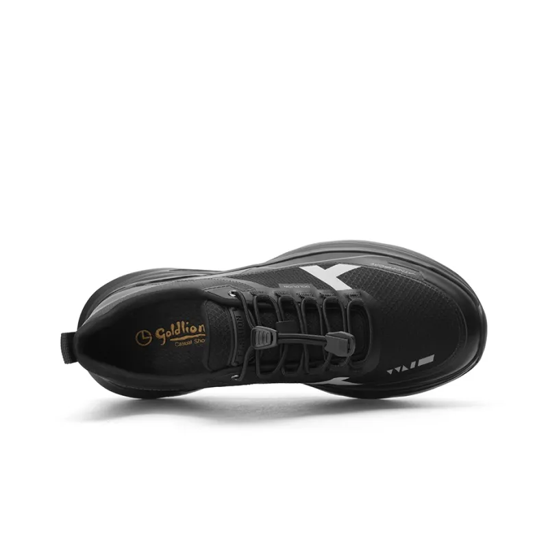 GOLDLION Breathable Lightweight Height Increasing Rebound Low Top Casual Shoes Men's-2